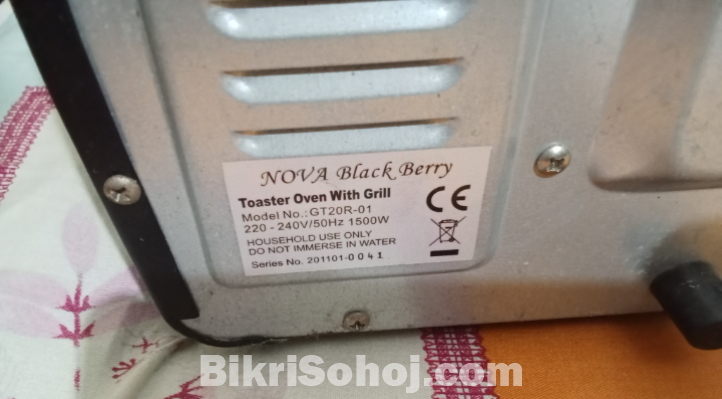 Nova Black Berry Oven